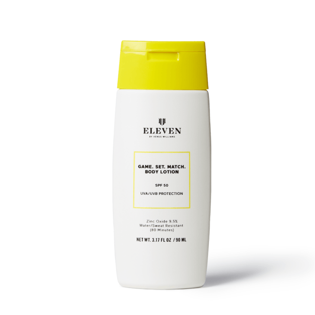 EleVen by Venus Williams Game. Set. Match. Body Lotion SPF 50
