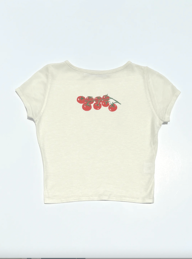 Lisa Says Gah tomato tee