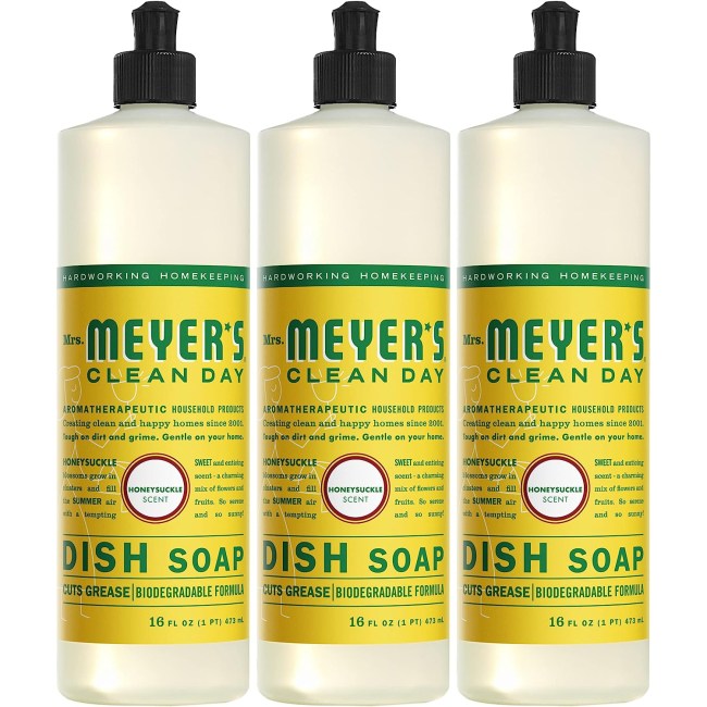 Mrs. Meyer's Liquid Dish Soap, 3 Pack
