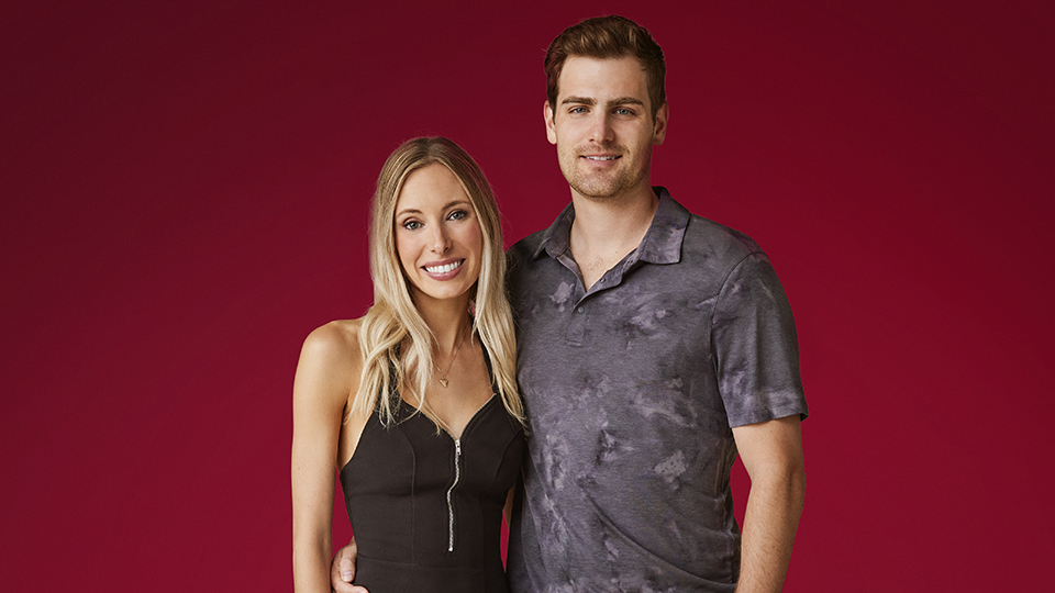 The Ultimatum 2. (L to R) Kat Shelton and Alex Chapman in Season 2 of The Ultimatum. Cr. Jackson Petty / Netflix © 2023