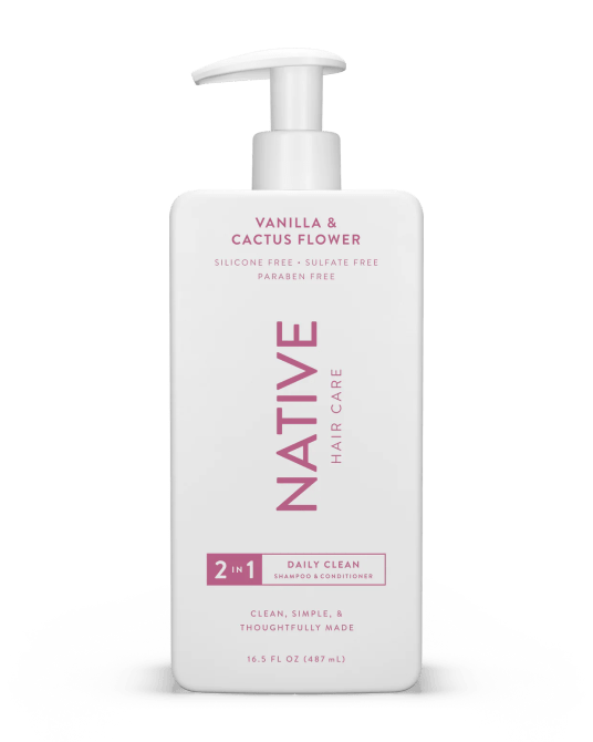 native cactus flower vanilla two in one hair care