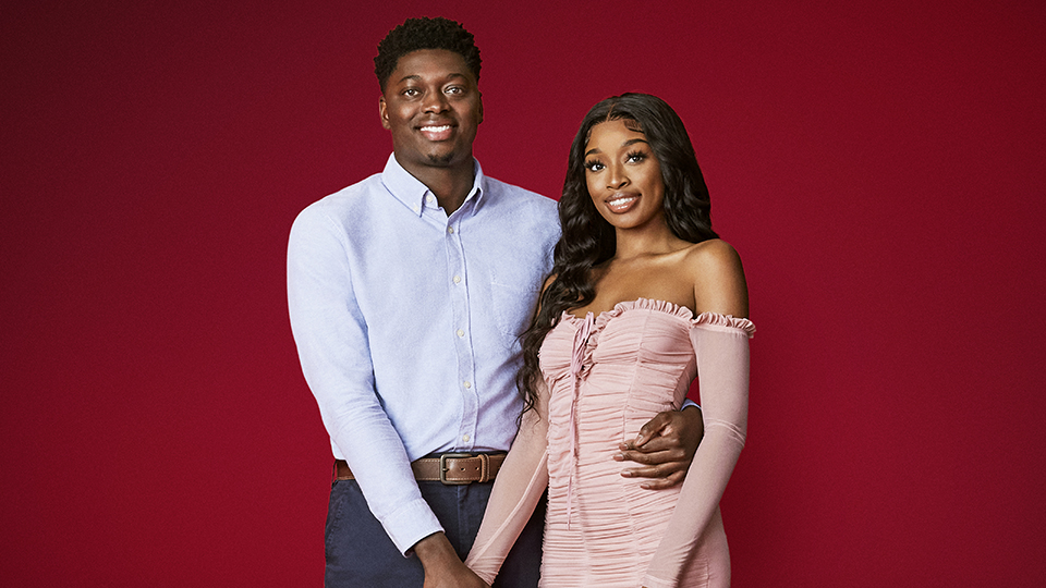 The Ultimatum 2. (L to R) Trey Brunson and Riah Nelson in Season 2 of The Ultimatum. Cr. Jackson Petty / Netflix © 2023