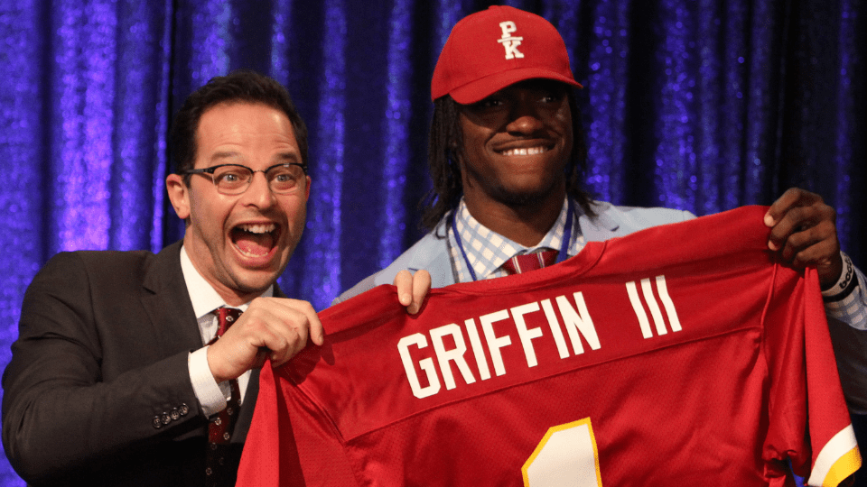 Nick Kroll, Robert Griffin III on The Leage