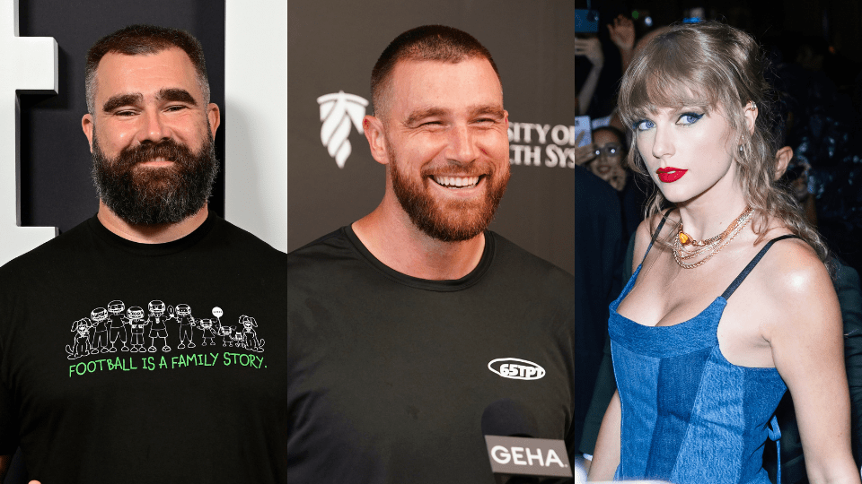 Jason Kelce, Travis Kelce, Taylor Swift