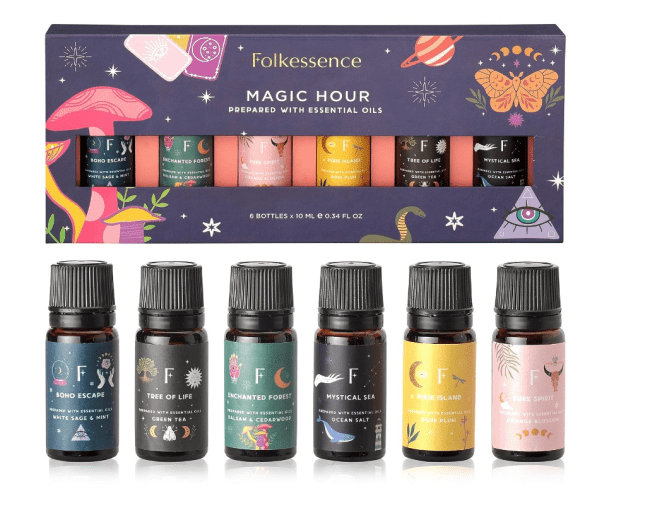 Folkulture Essential Oil Set for Diffuser