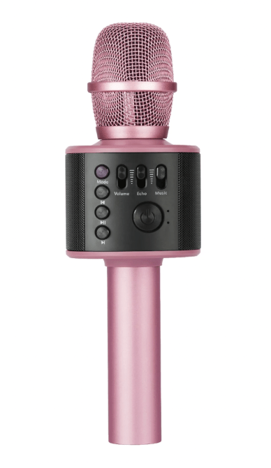 Core Innovations Wireless Bluetooth Karaoke Microphone with Built-in Speakers