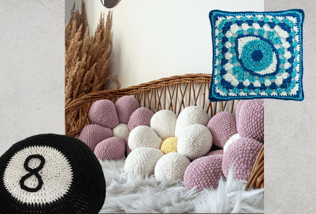 Crochet Throw Pillows