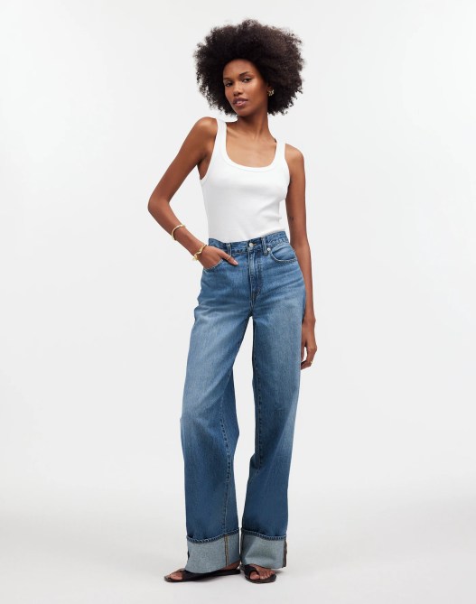 Madewell Superwide-Leg Jeans in Fannin Wash