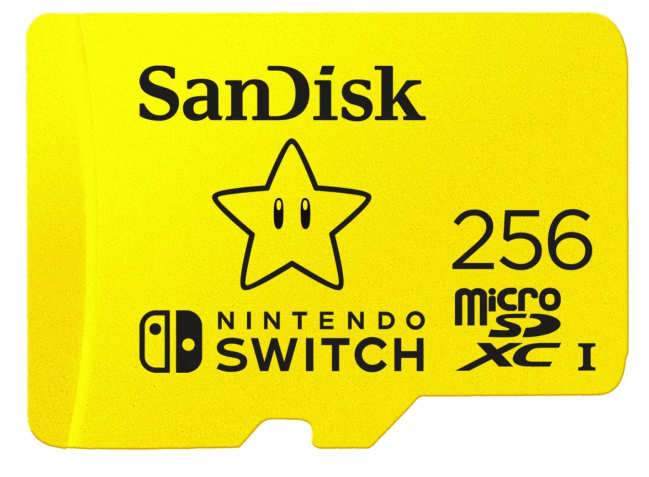 256GM microSD Card for Nintendo Switch