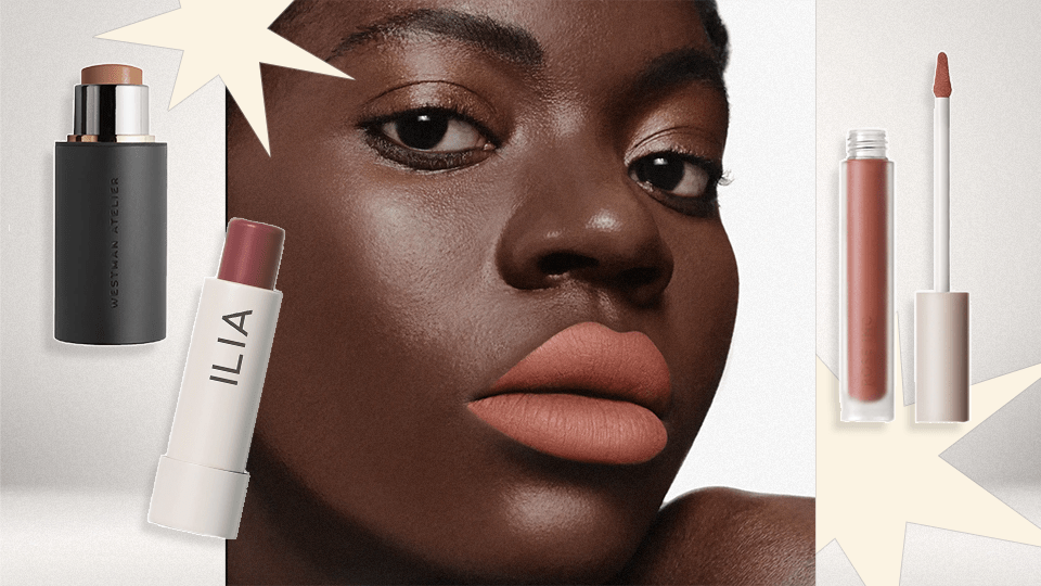 Image: Rose Inc; Westman Atelier; Ilia; Adobe. Design: Sasha Purdy / StyleCaster