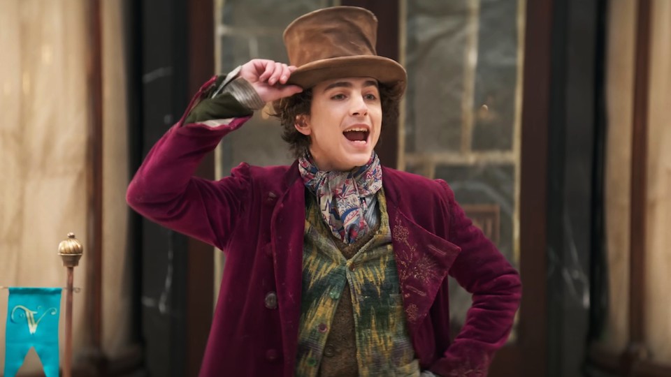 WONKA, Timothee Chalamet, 2023.