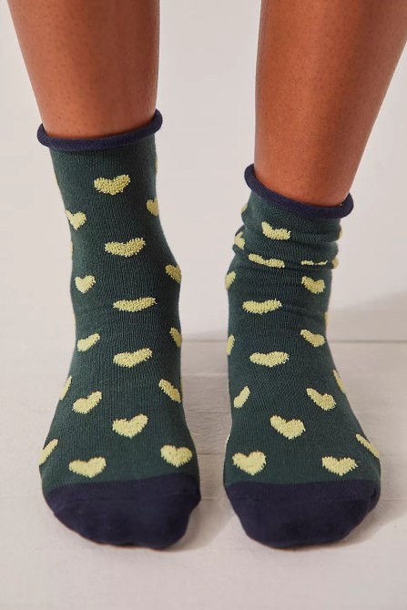 Heart-Embellished Clothing for Valentine's Day 2024: Hansel From Basel Heart Eyes Socks