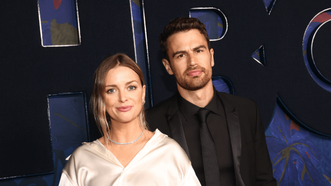 Ruth Kearney and Theo James