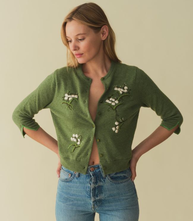 doen teresa cardigan ivy