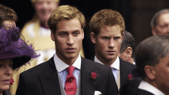 November 6, 2004: Prince William attends the wedding of Ed Van Cutsem and Lady Tamara Grosvenor