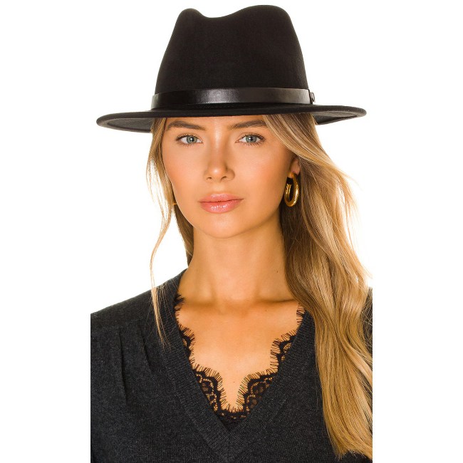 Brixton Messer Fedora in black