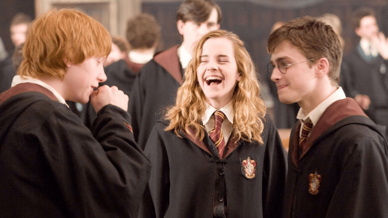 Rupert Grint, Emma Watson and Daniel Radclife in Harry Potter