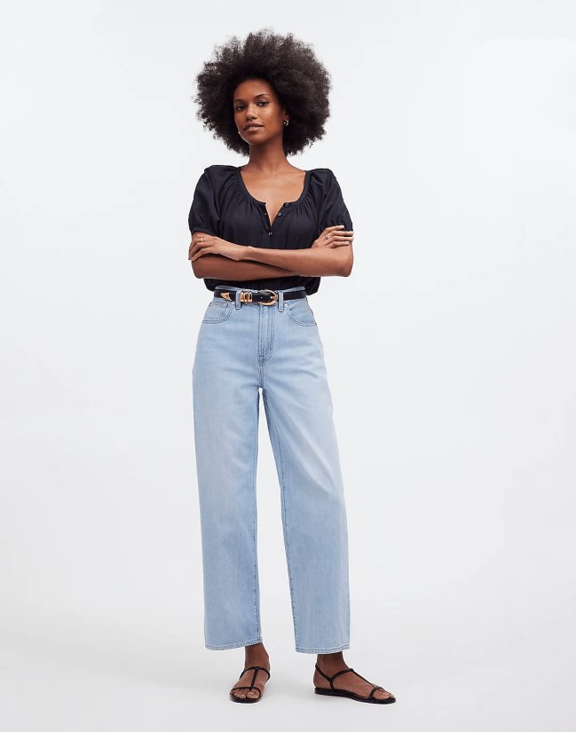 Madewell The Perfect Vintage Wide-Leg Crop Jean