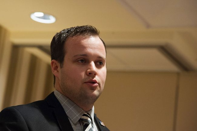 Josh Duggar speaks during the 42nd annual Conservative Political Action Conference (CPAC) at the Gaylord National Resort Hotel and Convention Center on February 28, 2015 in National Harbor, Maryland. Conservative activists attended the annual political conference to discuss their agenda.