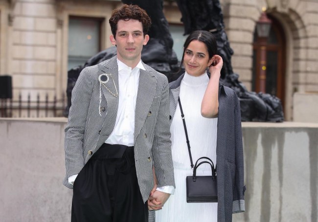 Josh O'Connor and Margot Hauer-King attend the Royal Academy of Arts Summer exhibition preview at Royal Academy of Arts on June 04, 2019 in London, England.