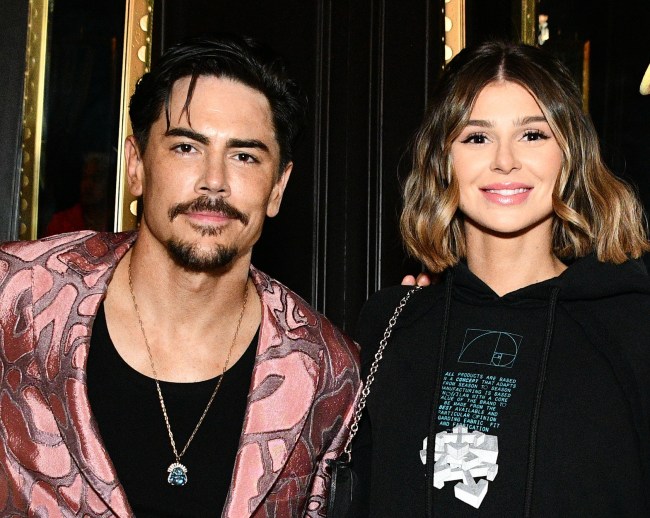 Ariana Madix, Tom Sandoval, Raquel Leviss and Tom Schwartz at the Tom Sandoval & The Most Extras performance at Hotel Cafe on November 14, 2021 in Los Angeles, California.