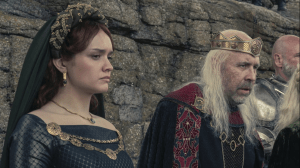 Olivia Cooke, Paddy Considine in ‘House of the Dragon’ as Viserys and Alicent
