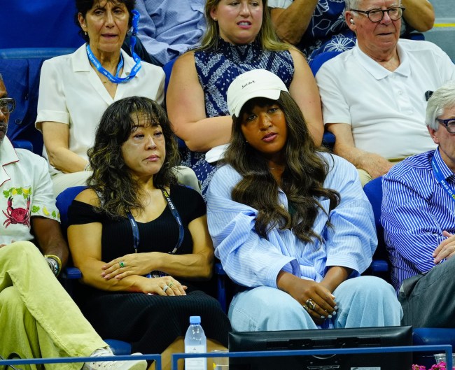 Tamaki Osaka and Naomi Osaka are seen at the 2023 US Open Tennis Championships on September 07, 2023 in New York City.