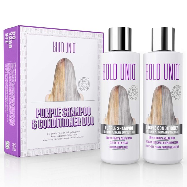 Bold Uniq Purple Toning Shampoo & Conditioner Set