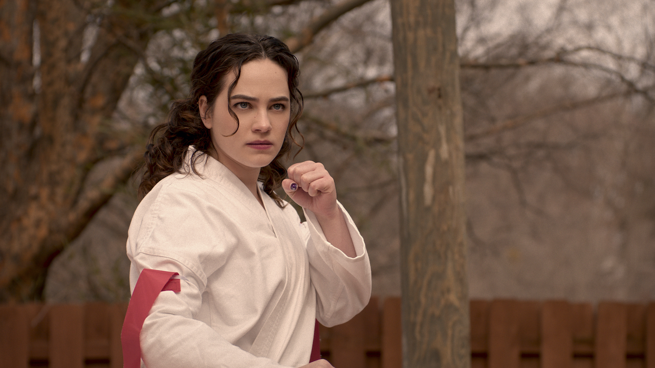 Mary Mouser as Samantha LaRusso in Cobra Kai