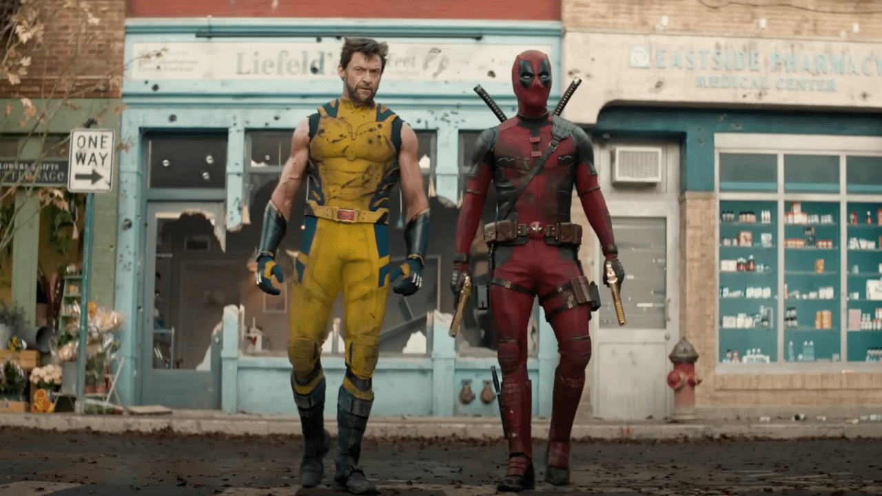 Hugh Jackman as Wolverine, Ryan Reynolds as Deadpool in Deadpool & Wolverine