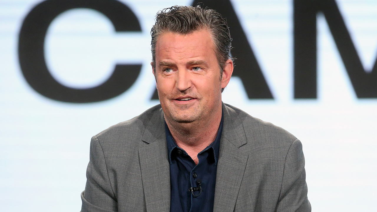 PASADENA, CA - JANUARY 13:  Actor Matthew Perry of the television show 'The Kennedys - After Camelot' speaks onstage during the REELZChannel portion of the 2017 Winter Television Critics Association Press Tour at the Langham Hotel on January 13, 2017 in Pasadena, California