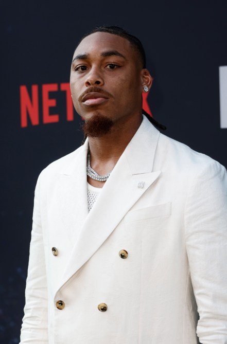 LOS ANGELES, CALIFORNIA - JULY 09: Justin Jefferson attends the Los Angeles Premiere of Netflix's series "Receiver" at Netflix Tudum Theater on July 09, 2024 in Los Angeles, California.