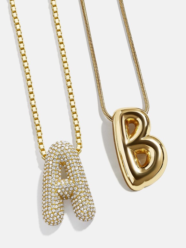 BaubleBar Initial Necklace