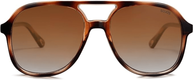 SOJOS Retro Polarized Aviator Sunglasses