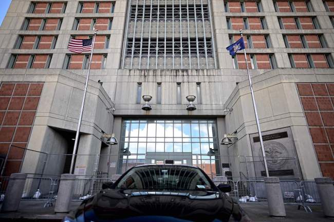 Here's where Diddy is now. A car is seen in front of the Metropolitan Detention Center, (MDC) in Brooklyn, a United States federal administrative detention facility on July 14, 2020 in New York City.