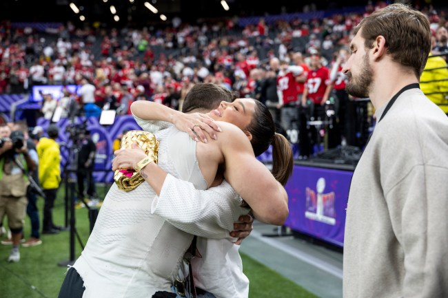 Nick Bosa during the NFL Super Bowl 58 football game between the San Francisco 49ers and the Kansas City Chiefs, Sunday, Feb. 11, 2024, in Las Vegas.