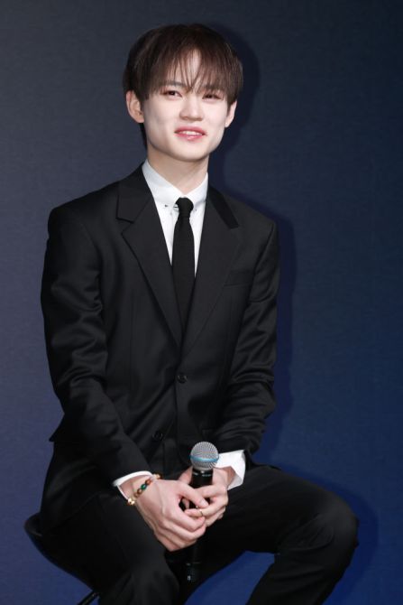 Chenle of NCT DREAM attends NCT DREAM's new album ‘DREAM( )SCAPE’ press conference at GRAND WALKERHILL Seoul in Gwangjin-gu on March 25, 2024 in Seoul, South Korea.