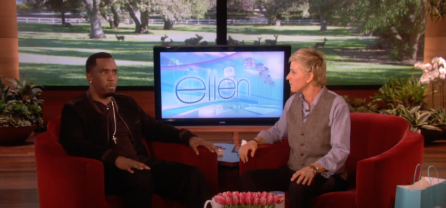 Diddy on the Ellen Show
