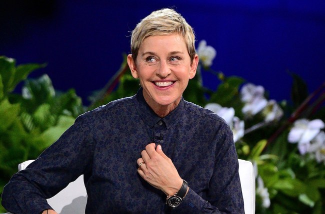 Ellen Degeneres hosts 'The Ellen Degeneres Show' Season 13 Bi-Coastal Premiere at Rockefeller Center on September 8, 2015 in New York City.