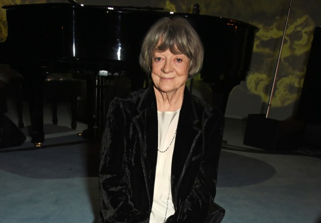 Maggie Smith attends a cocktail reception at The 62nd London Evening Standard Theatre Awards, recognising excellence from across the world of theatre and beyond, at The Old Vic Theatre on November 13, 2016 in London, England.