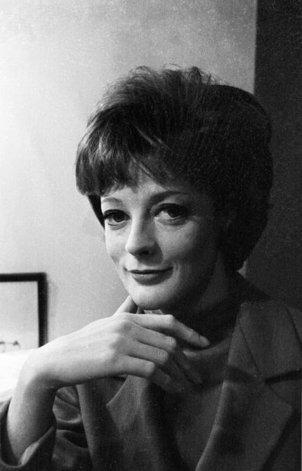 25th February 1963:  British stage and film actress Maggie Smith