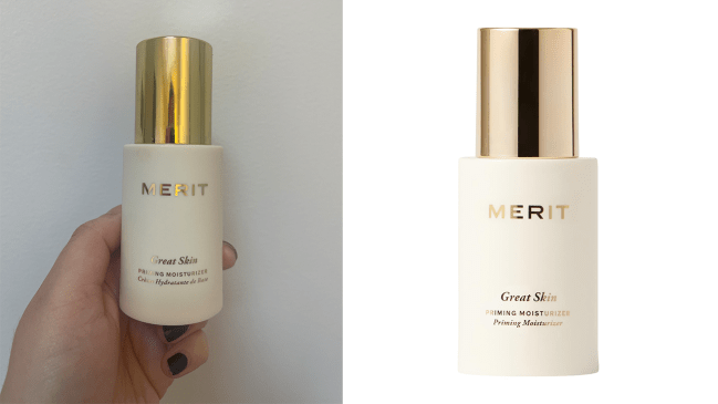Merit Beauty Great Skin Priming Moisturizer.
