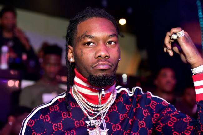 Offset of The Group Migos attends the Gucci Mane "El Gato The Human Glacier" album release party at Gold Room on December 22, 2017 in Atlanta, Georgia.(