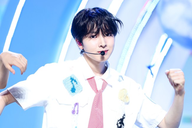 GOYANG, SOUTH KOREA - July 10: Sakuya of NCT WISH is performing during MBC music program 'Show Champion' at MBC Dream Center on July 10, 2024 in Goyang, South Korea.