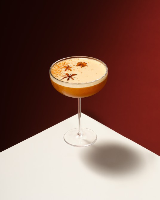 An orange cocktail