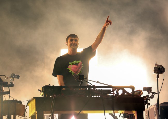 Fred Again performs live on the main stage during day two of Reading Festival 2024 at Richfield Avenue on August 24, 2024 in Reading, England.