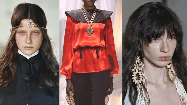 Jewelry on the runway