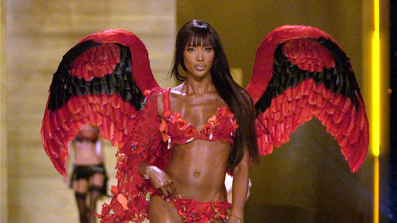 Naomi Campbell during 8th Annual Victoria's Secret Fashion Show - Runway at The New York State Armory in New York City, New York, United States.