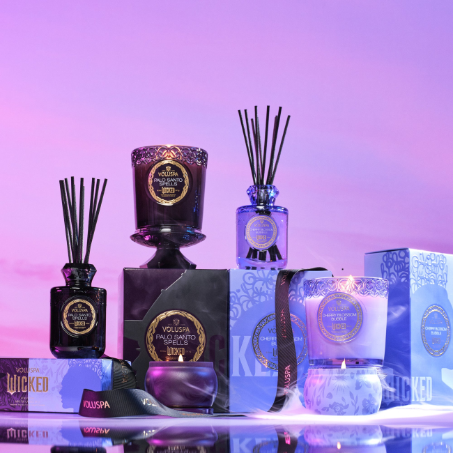 Voluspa x Wicked: For Good collection