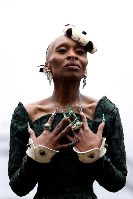 Cynthia Erivo poses for a photocall for the Australian premiere of "Wicked."